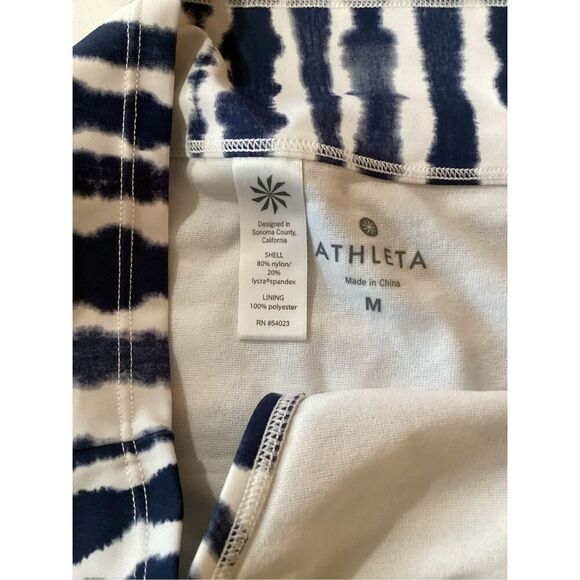 ATHLETA Sz M Tankini Swimsuit Molded Cup Wave Break - Picture 8 of 10